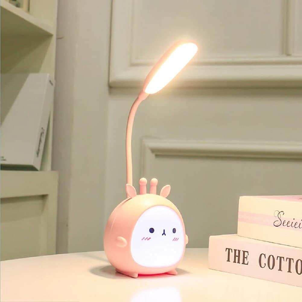 LED Cute Kids Desk Cartoon Lamp Rechargeable